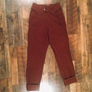 Vintage Wrangler Silver Lake Red Jeans, Size 13/14